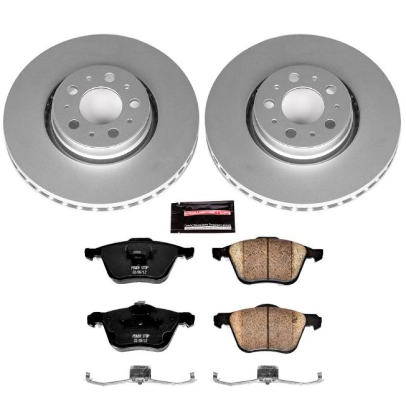 PowerStop Power Stop 08-09 Volvo S60 Front Z23 Evolution Sport Coated Brake Kit