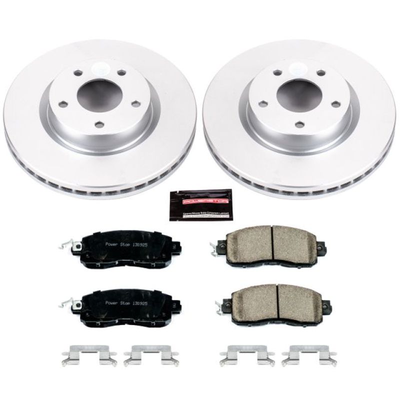 PowerStop Power Stop 13-18 Nissan Altima Front Z17 Evolution Geomet Coated Brake Kit
