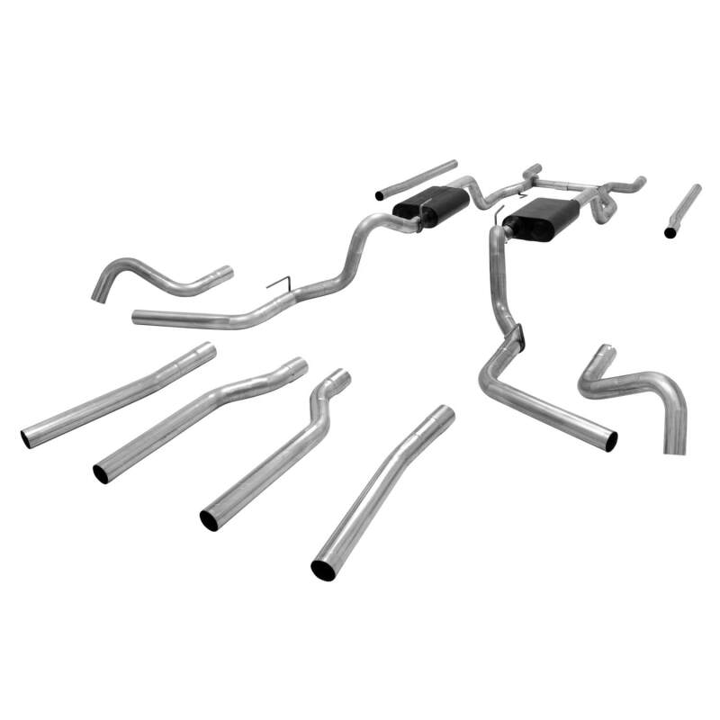 Flowmaster 67-72 GM C10/C15 American Thunder SS Crossmember-Back Exhaust System