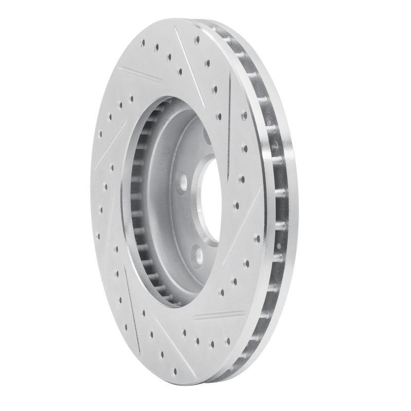 R1 Concepts R1 01-07 Buick Rendezvous Front Left Drilled & Slotted Silver Brake Rotor