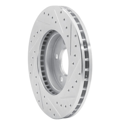 R1 Concepts R1 01-07 Buick Rendezvous Front Left Drilled & Slotted Silver Brake Rotor