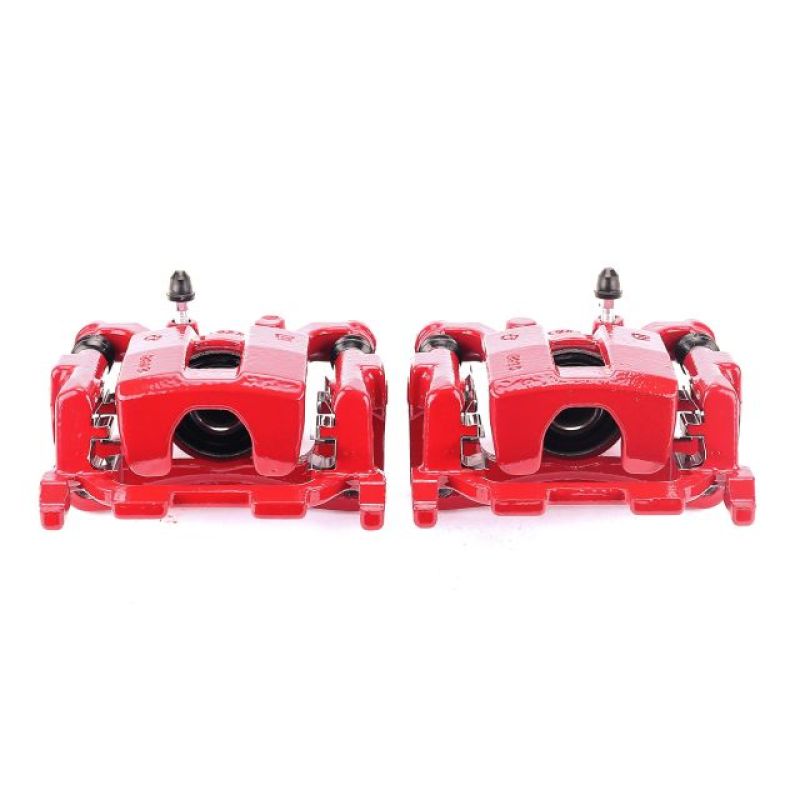 PowerStop Power Stop 09-14 Nissan Maxima Rear Red Calipers w/Brackets - Pair
