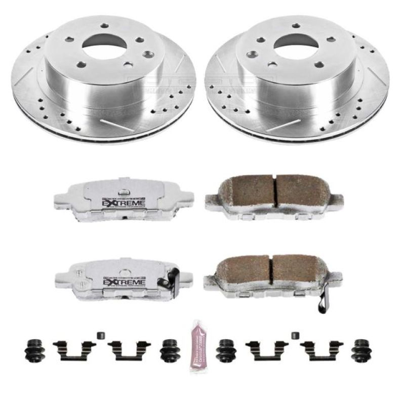 PowerStop Power Stop 03-05 Infiniti G35 Rear Z26 Street Warrior Brake Kit