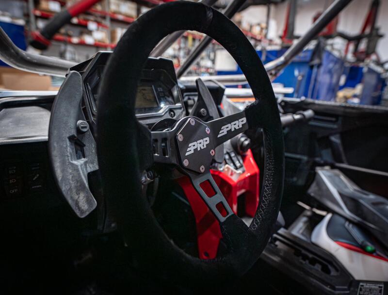 PRP Seats PRP Deep Dish Suede Steering Wheel - Black