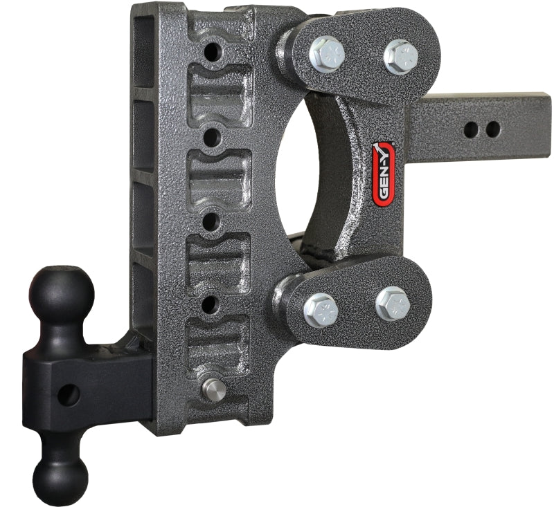 GEN-Y Hitch Gen-Y The Boss Torsion-Flex 2.5in Shank 9in Drop 2.4K TW 21K Hitch w/GH-061 Dual-Ball