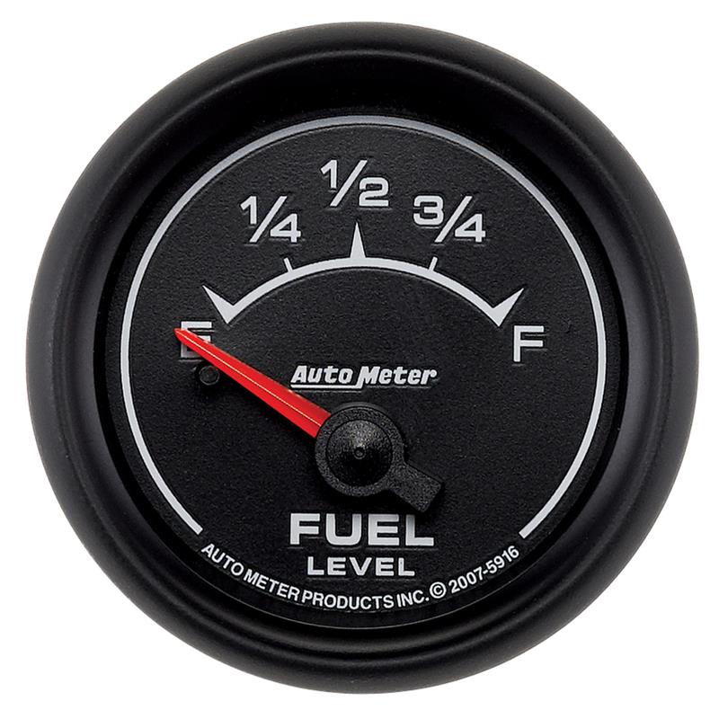 AutoMeter Gauge Fuel Level 2-1/16in. 240 Ohm(e) to 33 Ohm(f) Elec Es