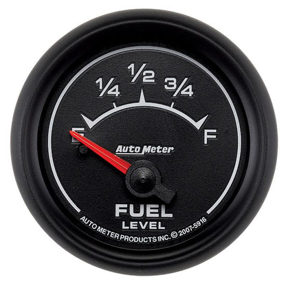 AutoMeter Gauge Fuel Level 2-1/16in. 240 Ohm(e) to 33 Ohm(f) Elec Es