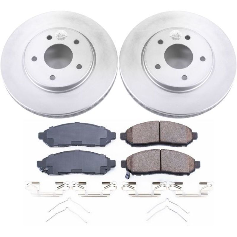 PowerStop Power Stop 15-17 Chevrolet City Express Front Z17 Evolution Geomet Coated Brake Kit