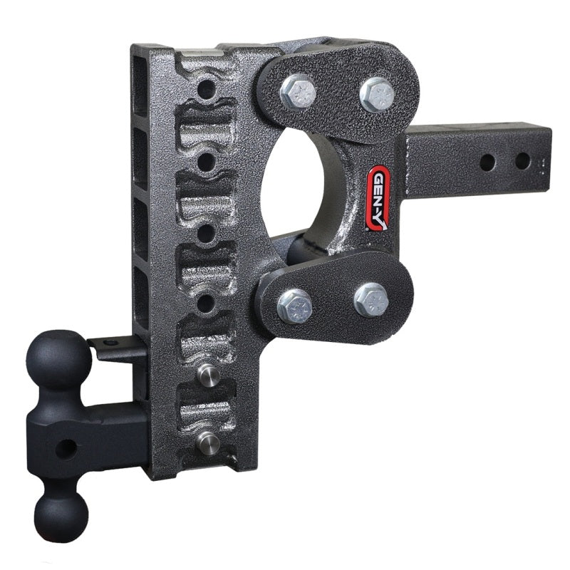 GEN-Y Hitch Gen-Y The Boss Torsion-Flex 2.5in Shank 10in Drop 10K Hitch w/GH-031 Dual-Ball/GH-032 Pintle Lock