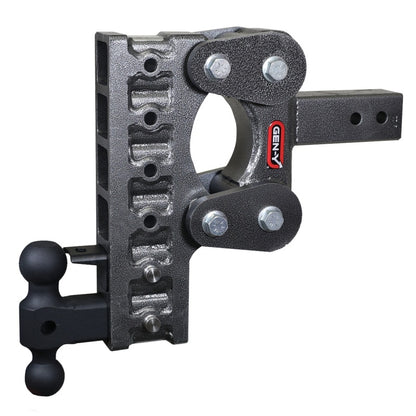 GEN-Y Hitch Gen-Y The Boss Torsion-Flex 2.5in Shank 10in Drop 10K Hitch w/GH-031 Dual-Ball/GH-032 Pintle Lock