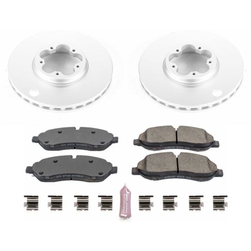 PowerStop Power Stop 15-19 Ford Transit-150 Front Z17 Evolution Geomet Coated Brake Kit
