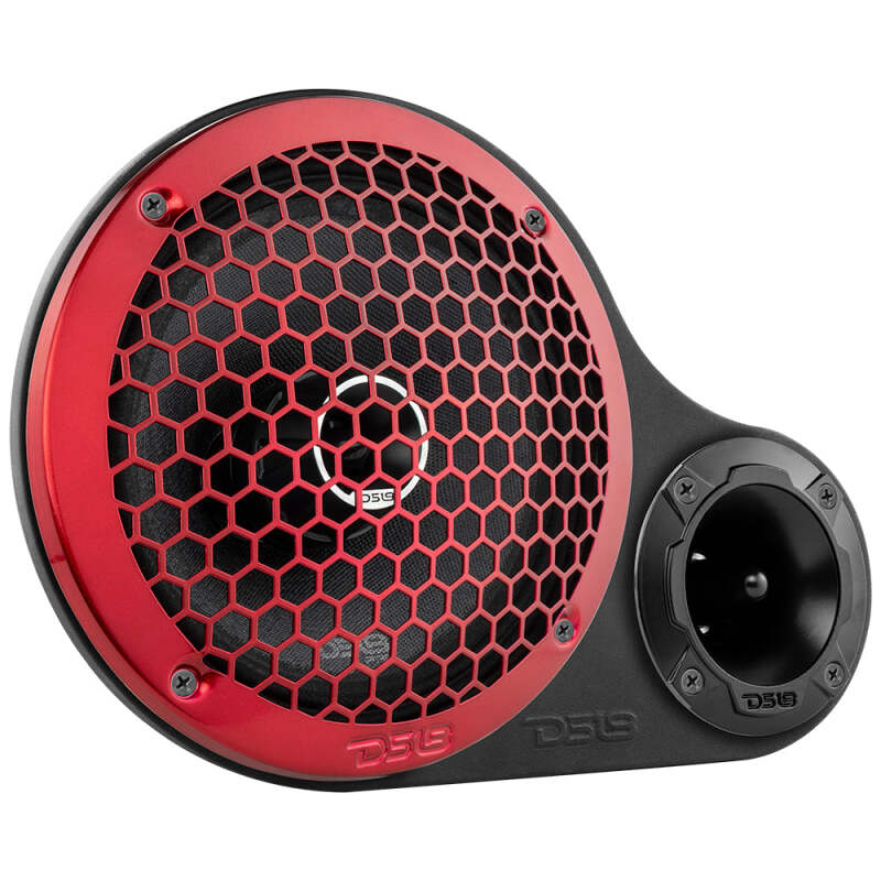 DS18 8in 2-Way Speaker Pods Fits 2x 8in Speakers 2x 3.78in Tweeters Speakers Not Included