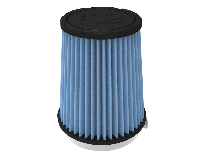 aFe POWER Universal Clamp-On Air Filter w/ D2 Dura-Dry Media - 4.5in F x 6in B x 4.75in T x 7in H