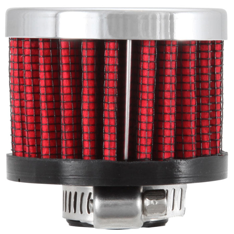 K&N Engineering K&N Clamp On Rubber Base Crankcase Vent Filter 0.5in Flange ID 2in OD 1.5in Height