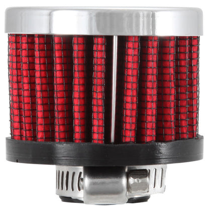 K&N Engineering K&N Clamp On Rubber Base Crankcase Vent Filter 0.5in Flange ID 2in OD 1.5in Height