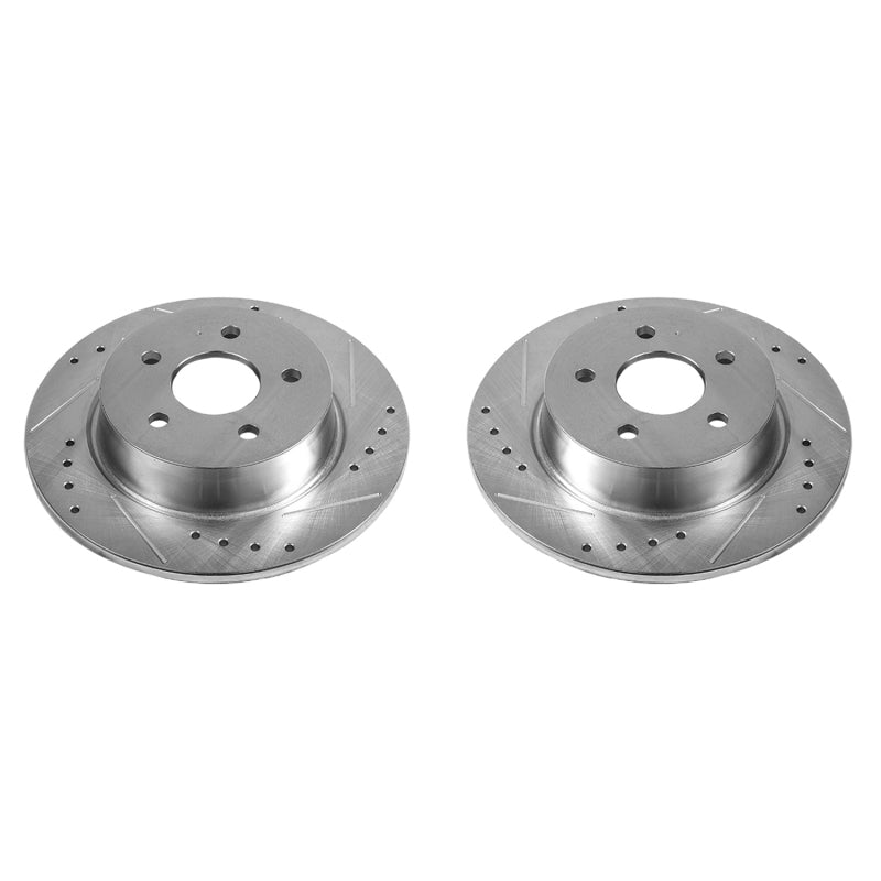 PowerStop Power Stop 13-18 Ford C-Max Rear Evolution Drilled & Slotted Rotors - Pair