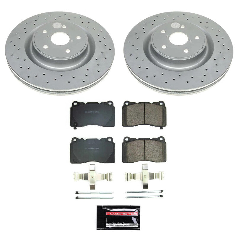 PowerStop Power Stop 2021 Subaru WRX Front Z17 Coated Brake Kit