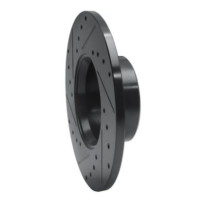 R1 Concepts R1 73-85 Mercedes-Benz 230 Front Right Drilled & Slotted Black Brake Rotor