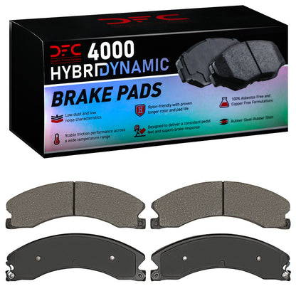 DFC 09-24 Nissan Titan Xd Front/Rear 4000 Hybridynamic Brake Pads