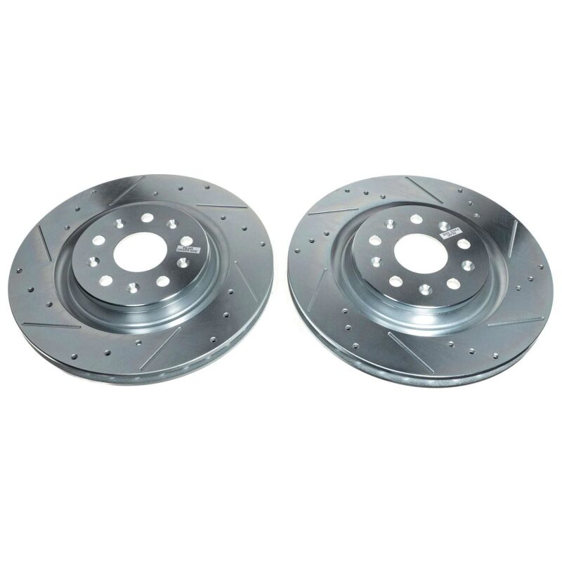PowerStop Power Stop 20-21 Chevrolet Corvette Rear Evolution Drilled & Slotted Rotor - Pair