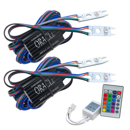 ORACLE Lighting Oracle 15-17 Ford F-150 Headlight DRL Upgrade Kit - ColorSHIFT w/ Simple Controller