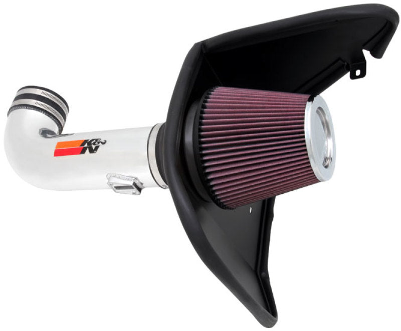 K&N Engineering K&N 10 Camaro 6.2L V8 Polished Typhoon Short Ram Intake