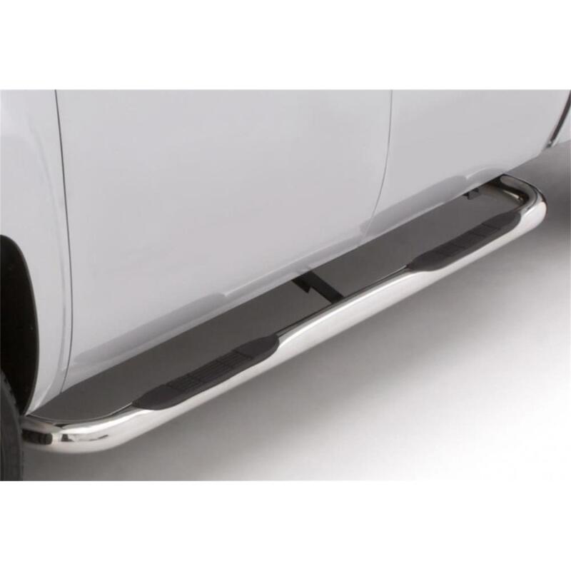 Lund 97-98 Ford F-150 SuperCab (3Dr) 4in. Oval Curved SS Nerf Bars - Polished