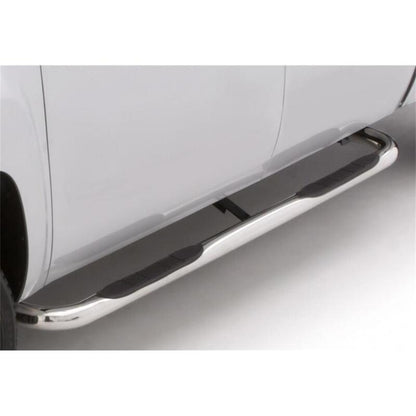 Lund 97-98 Ford F-150 SuperCab (3Dr) 4in. Oval Curved SS Nerf Bars - Polished