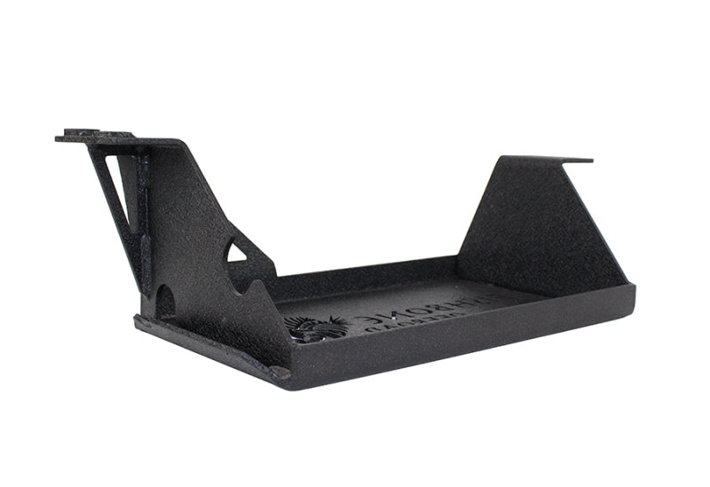 Fishbone Offroad 07-11 Jeep Wrangler JK Steel EVAP Canister Skid Plates - Black Textured Powdercoat