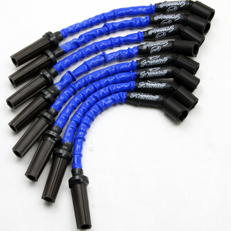 Granatelli Motor Sports Granatelli 14-23 GM L83 5.3L/L86 6.2L Hi-Perf Coil-Near-Plug Wire Conn Kit w/Blue Jacket