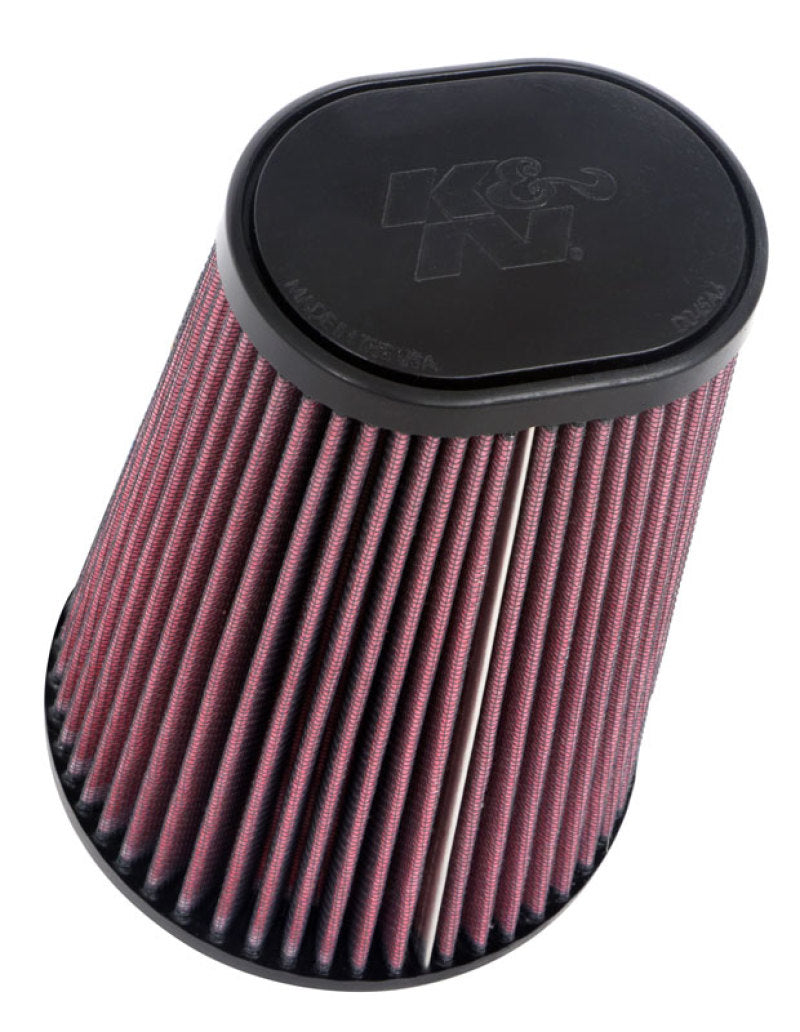 K&N Engineering K&N Universal Round Clamp-On Air Filter 4-1/2in FLG, 5-7/8in B, 3-1/4in X 4-1/2in T, 8in H