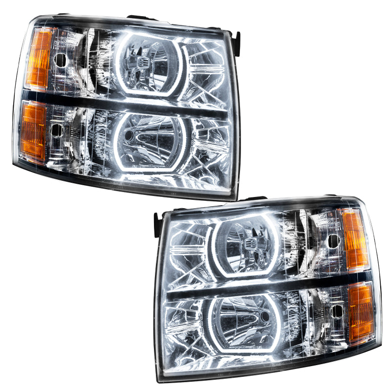 ORACLE Lighting Oracle 07-13 Chevrolet Silverado SMD HL - Square Style - ColorSHIFT