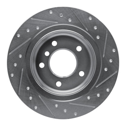 R1 Concepts R1 05-12 BMW 120i (Mexico) Rear Left Drilled & Slotted Silver Brake Rotor