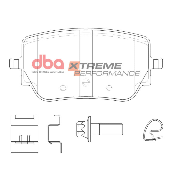 DBA 2020 Mercedes-Benz A 45 (w/Vented Rear Rotor) Rear XP Performance Brake Pads
