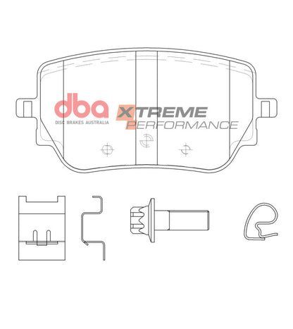 DBA 2020 Mercedes-Benz A 45 (w/Vented Rear Rotor) Rear XP Performance Brake Pads
