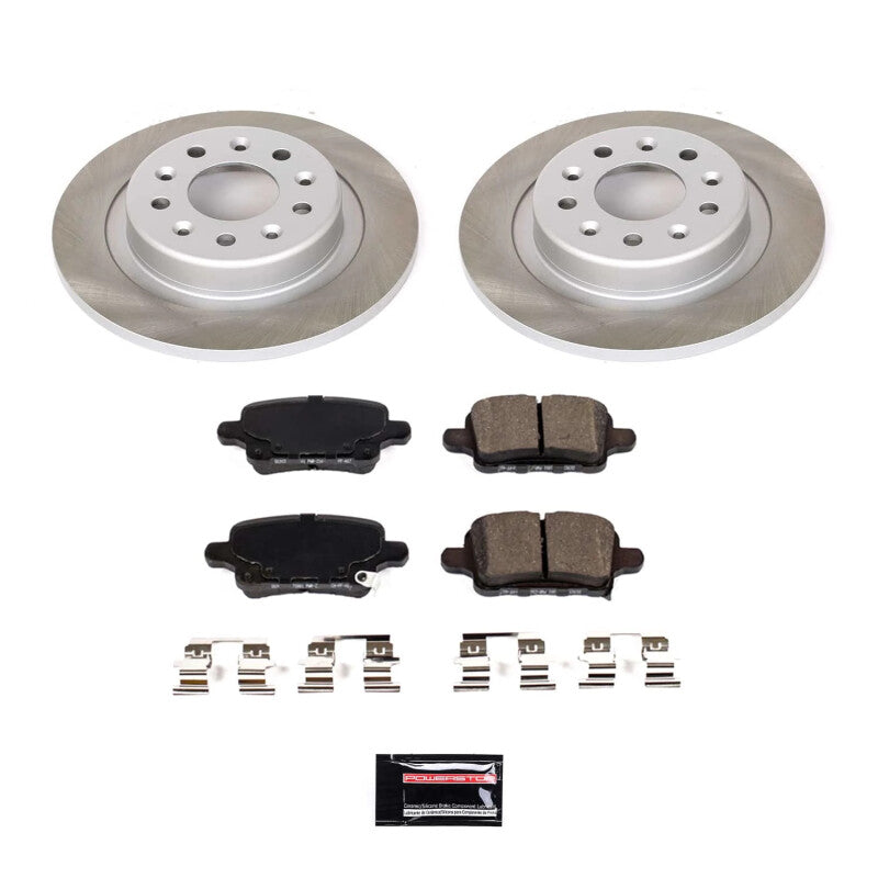 PowerStop Power Stop 2021 GMC Terrain Rear Semi-Coated Rotor Kit