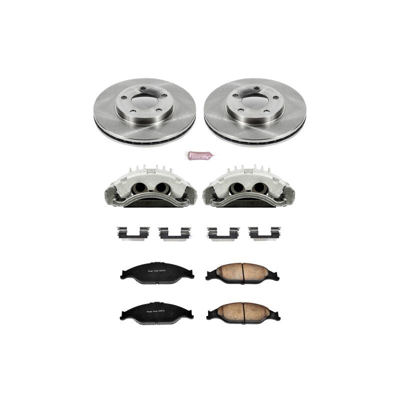 PowerStop Power Stop 99-04 Ford Mustang Front Autospecialty Brake Kit w/Calipers