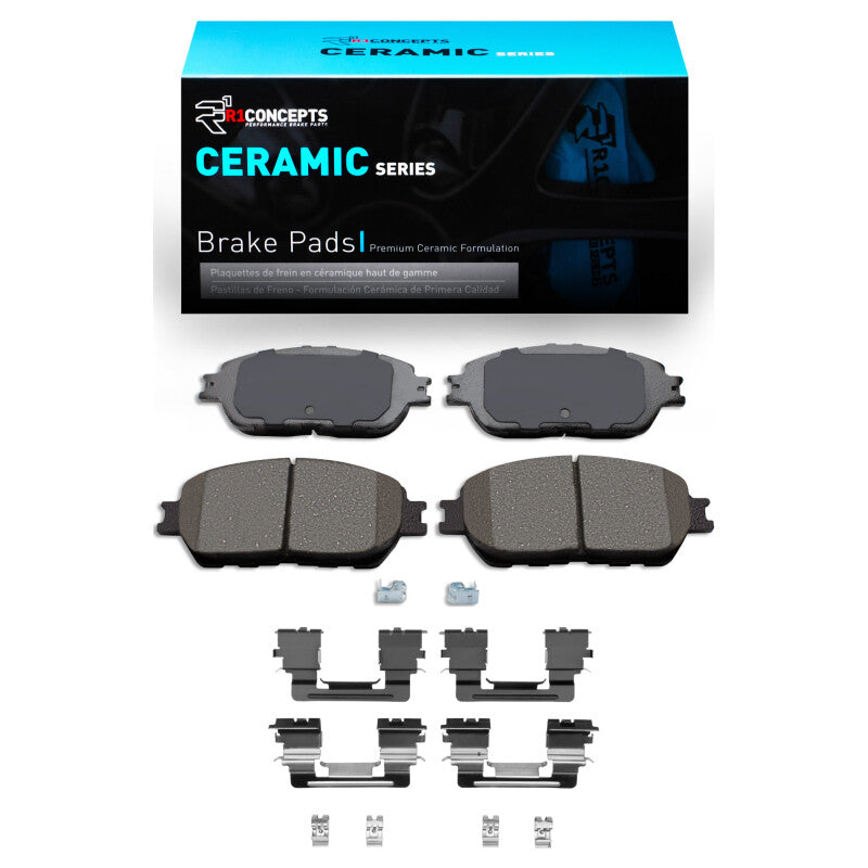 R1 Concepts R1 2005-2015 Toyota Tacoma Front R1 Ceramic Pads & Hardware Kit