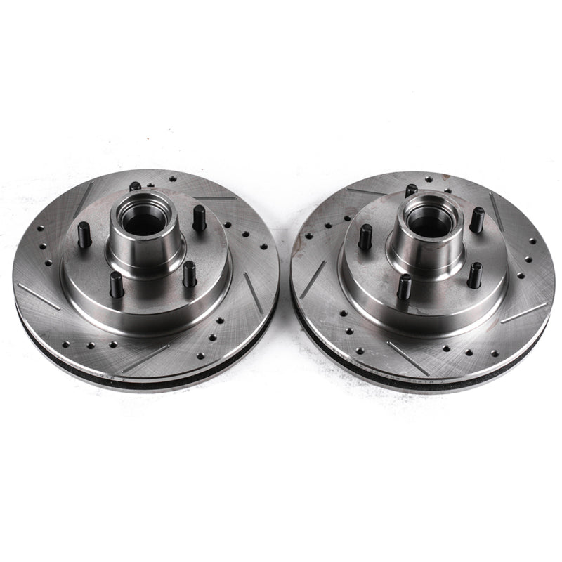 PowerStop Power Stop 82-87 Buick Regal Front Evolution Drilled & Slotted Rotors - Pair