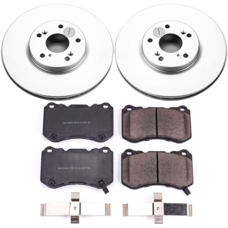 PowerStop Power Stop 04-08 Acura TL Front Z17 Evolution Geomet Coated Brake Kit