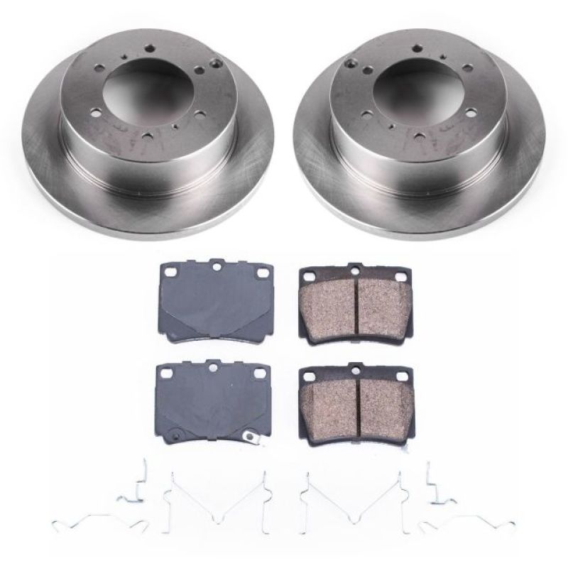 PowerStop Power Stop 97-04 Mitsubishi Montero Sport Rear Autospecialty Brake Kit