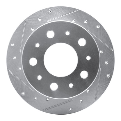 R1 Concepts R1 14-21 Ram Promaster 2500 Rear Left Drilled & Slotted Silver Brake Rotor