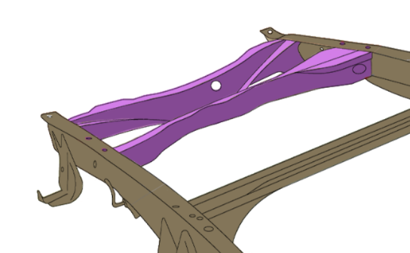 RustBuster Rust Buster 97-03 Ford F-150 All Cab/Bed Spare Tire Crossmember