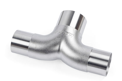 APR Cast T304 Stainless Steel T-Splitter - 76mm to Dual 63.5mm (3in to Dual 2.5in)
