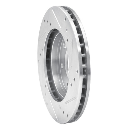 R1 Concepts R1 90-05 Chrysler SEBRING Front Left Drilled & Slotted Silver Brake Rotor