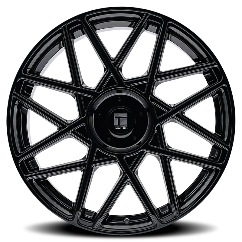 Touren 3266 TR66 17x8 / 5x112/120 BP / 35mm Offset / 74.1mm Hub Gloss Black Wheel