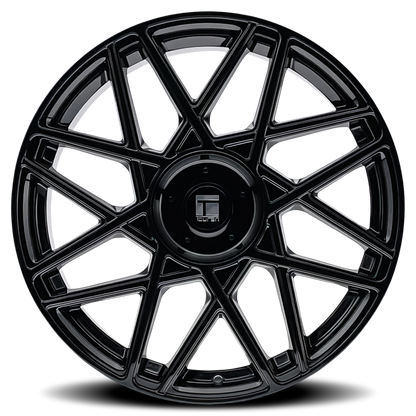 Touren 3266 TR66 17x8 / 5x112/120 BP / 35mm Offset / 74.1mm Hub Gloss Black Wheel