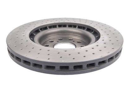 DBA 17-20 Honda Civic Type R Hatch Front 4000 Series Cross Drilled Rotor