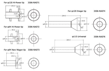 HKS 120Hiper Inner Silencer Assy
