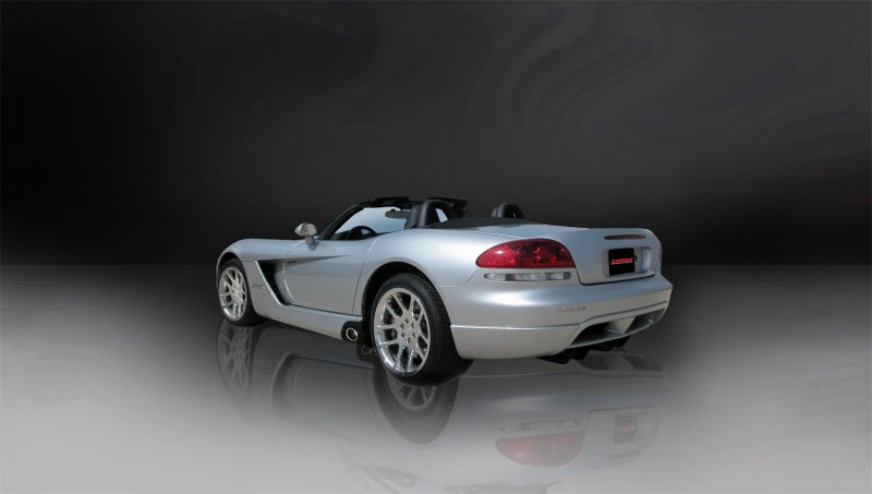 CORSA Performance Corsa 2003-06 Dodge Viper 8.3L Polished Sport Cat-Back Exhaust (2.5in Inlet for Use w/ Stock Conv.)
